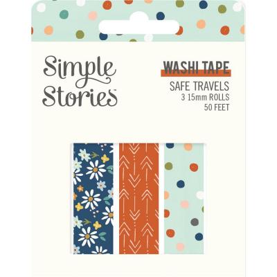 Simple Stories Safe Travels Klebebänder - Washi Tape